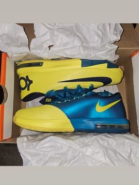 Size 5.5 (GS) - Nike KD 6 Low Seat Pleasant. Worn Once!! 599477-700